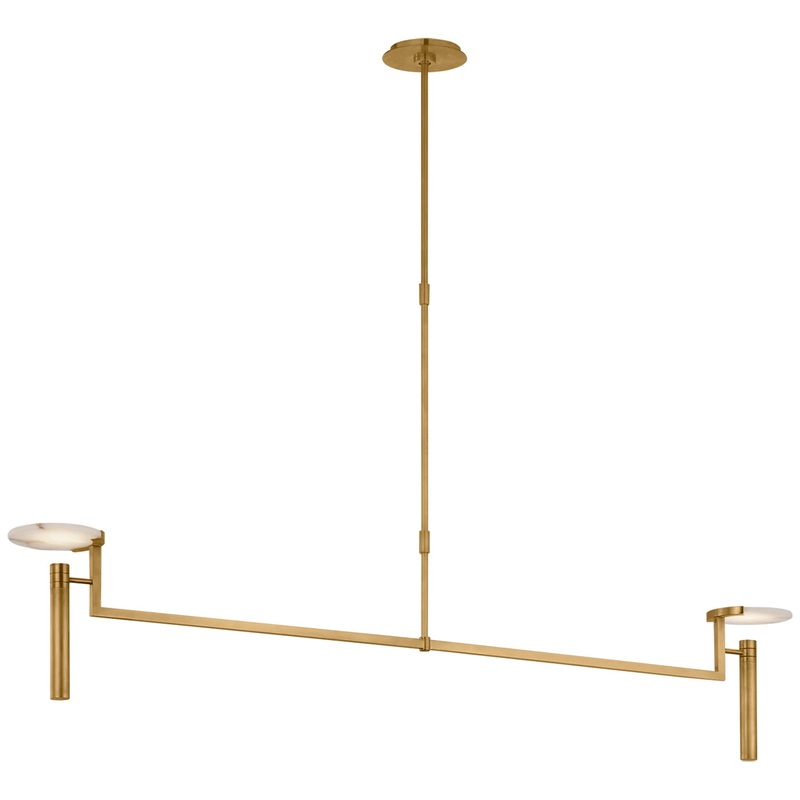 Melange Floating Disc Linear Chandelier