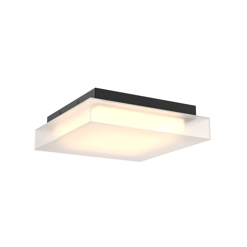 Dals Lighting 11″ Fuzzy Flush Mount FUZ11-CC-BK