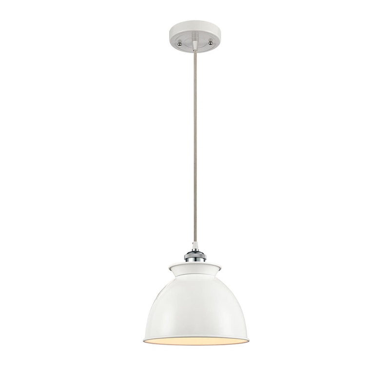 Innovations Lighting Adirondack 1 Light Mini Pendant Part Of The Ballston Collection 516-1P-WPC-M14-W
