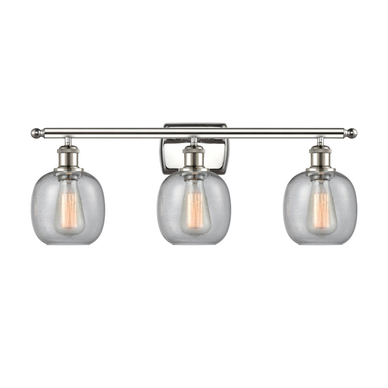 Innovations Lighting Belfast 3 Light Bath Vanity Light Part Of The Ballston Collection 516-3W-PN-G104