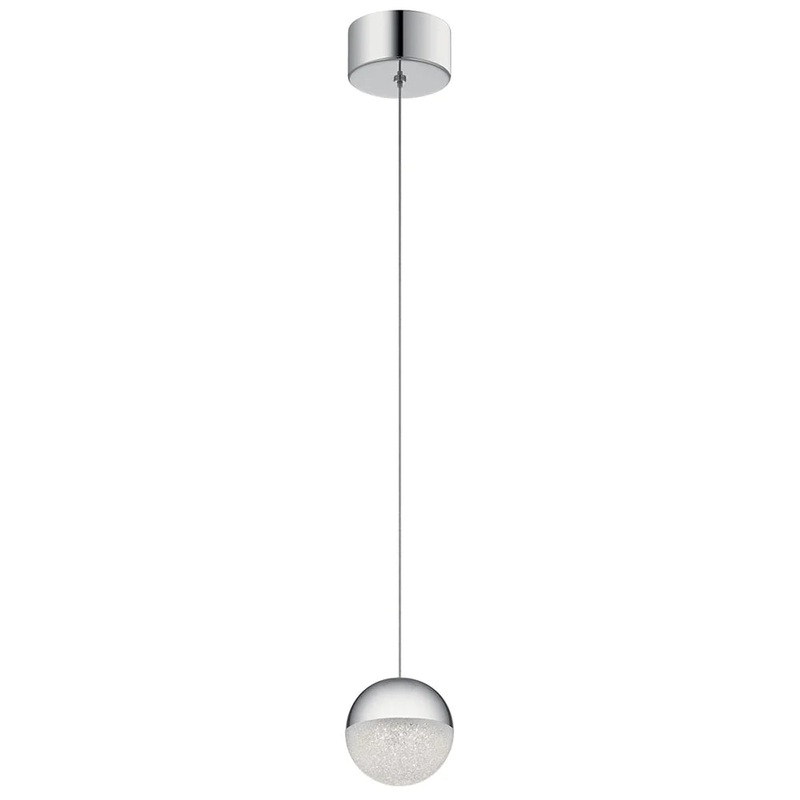 Kichler Moonlit 4.75″ 1 Light LED Mini Pendant Chrome 83853