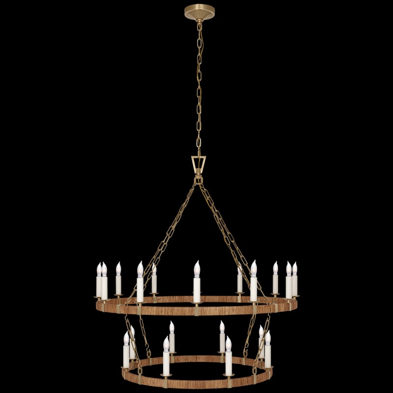 Darlana Wrapped Two Tiered Chandelier