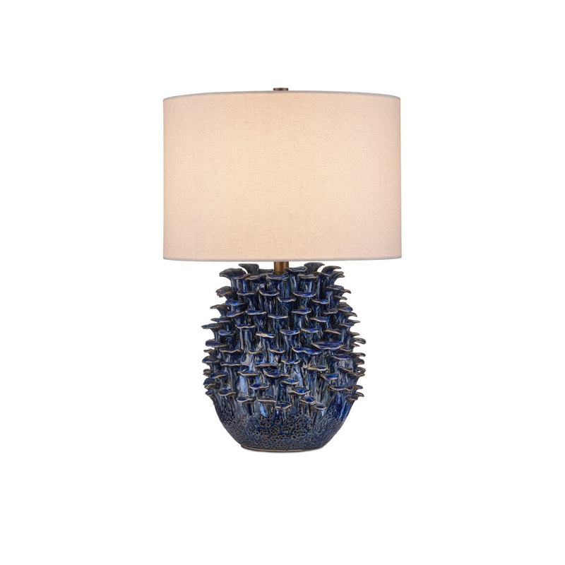 Maitake Dark Blue Table Lamp