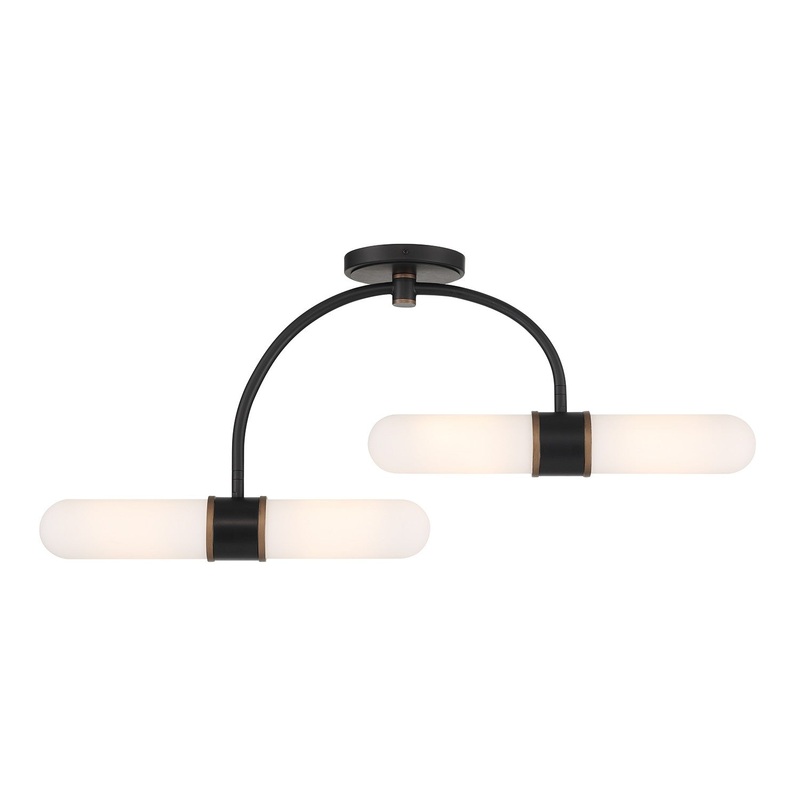 Capsule Semi Flush Ceiling Light