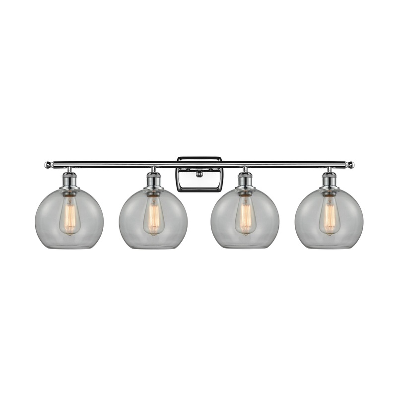Innovations Lighting Athens 4 Light 36″ Bath Vanity Light 516-4W-PC-G122-8-LED