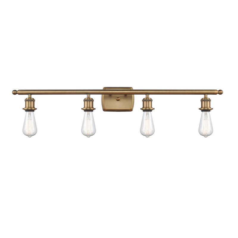 Innovations Lighting Bare Bulb 4 Light Bath Vanity Light Part Of The Ballston Collection 516-4W-BB