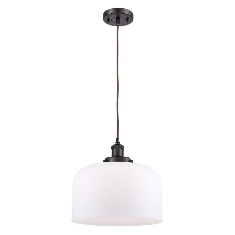 Innovations Lighting X-Large Bell 1 Light Mini Pendant Part Of The Ballston Collection 916-1P-OB-G71-L-LED
