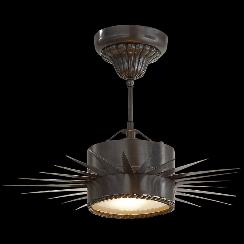 Soleil Semi Flush Ceiling Light