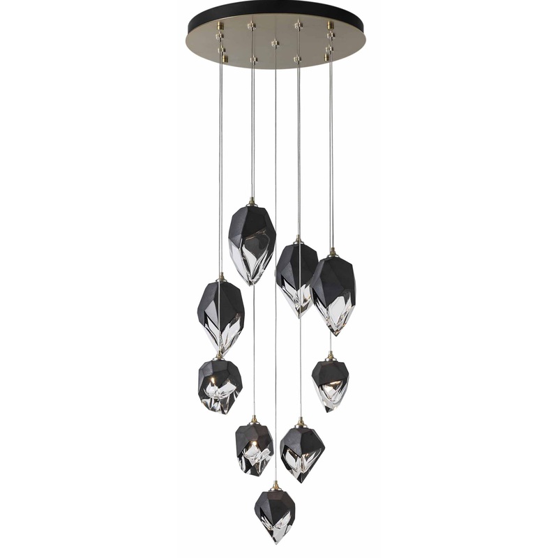 Chrysalis Mixed Shades Round 9 Light Pendant