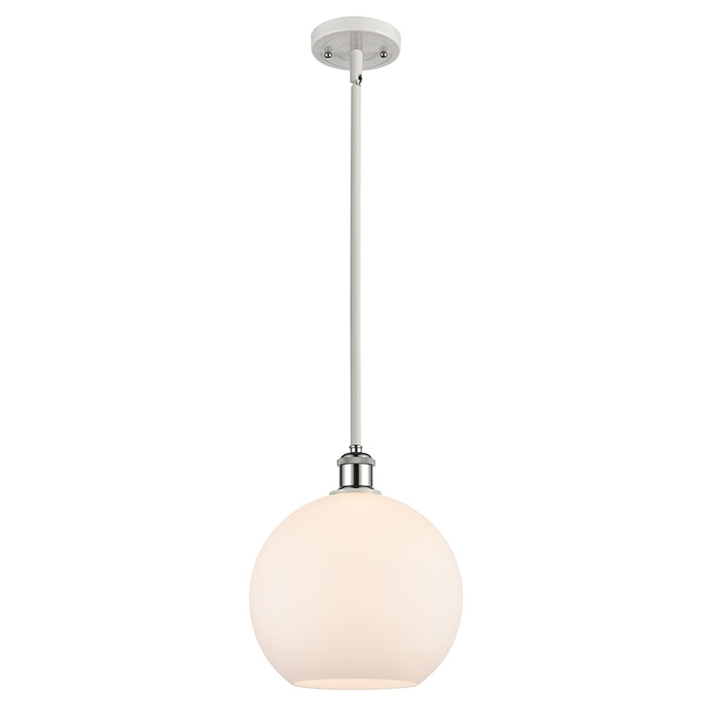 Innovations Lighting Athens 1 Light 10″ Mini Pendant 516-1S-WPC-G121-10-LED