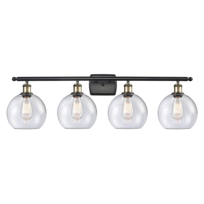 Innovations Lighting Athens 4 Light 36″ Bath Vanity Light 516-4W-BAB-G124-8-LED