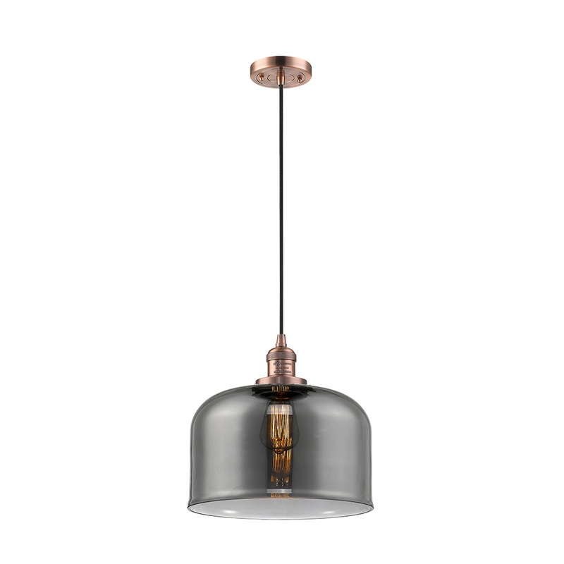 Innovations Lighting X-Large Bell 1 Light Mini Pendant Part Of The Franklin Restoration Collection 201C-AC-G73-L