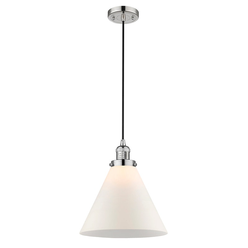 Innovations Lighting X-Large Cone 1 Light Mini Pendant Part Of The Franklin Restoration Collection 201C-PN-G41-L-LED