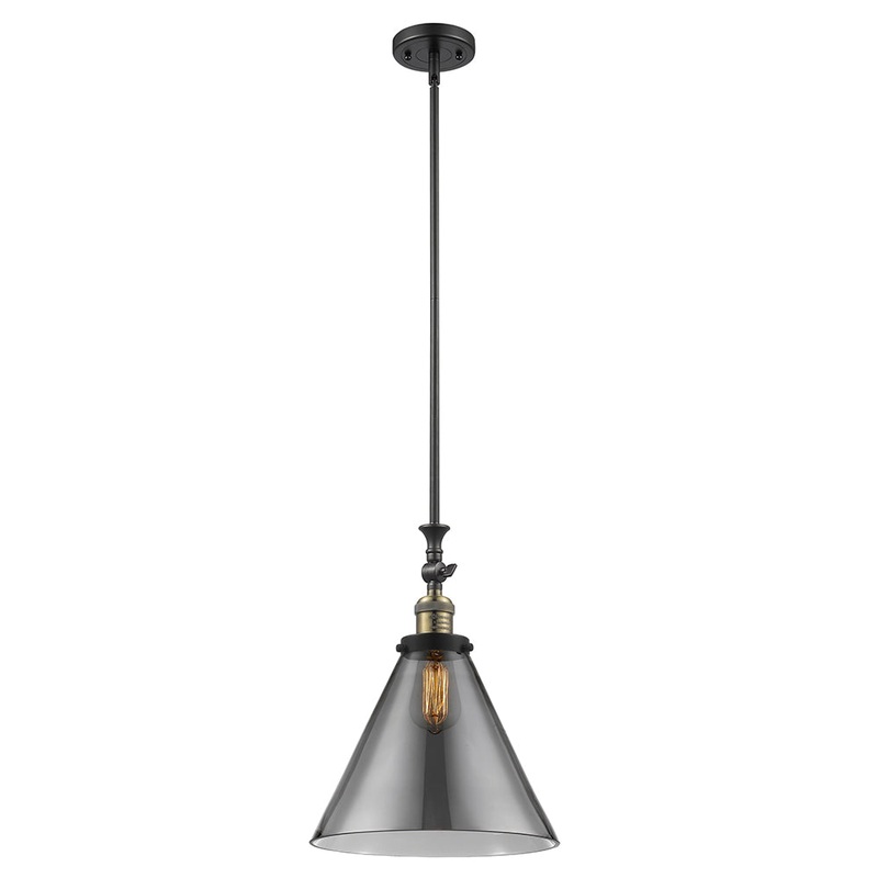 Innovations Lighting X-Large Cone 1 Light Mini Pendant Part Of The Franklin Restoration Collection 206-BAB-G43-L-LED