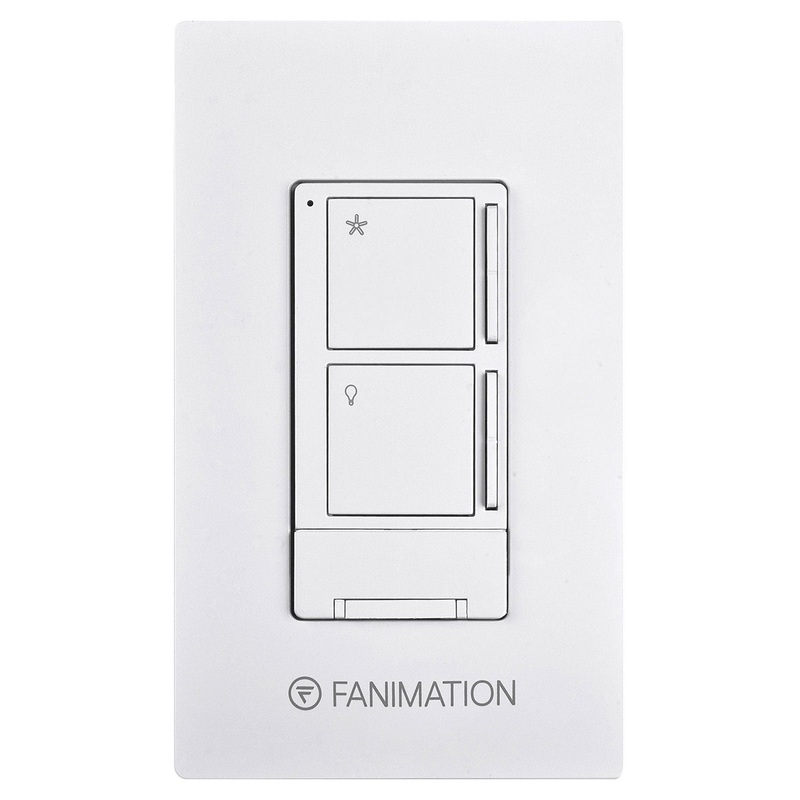 WR501 Fan / Light Wall Control with Canopy Mount Receiver