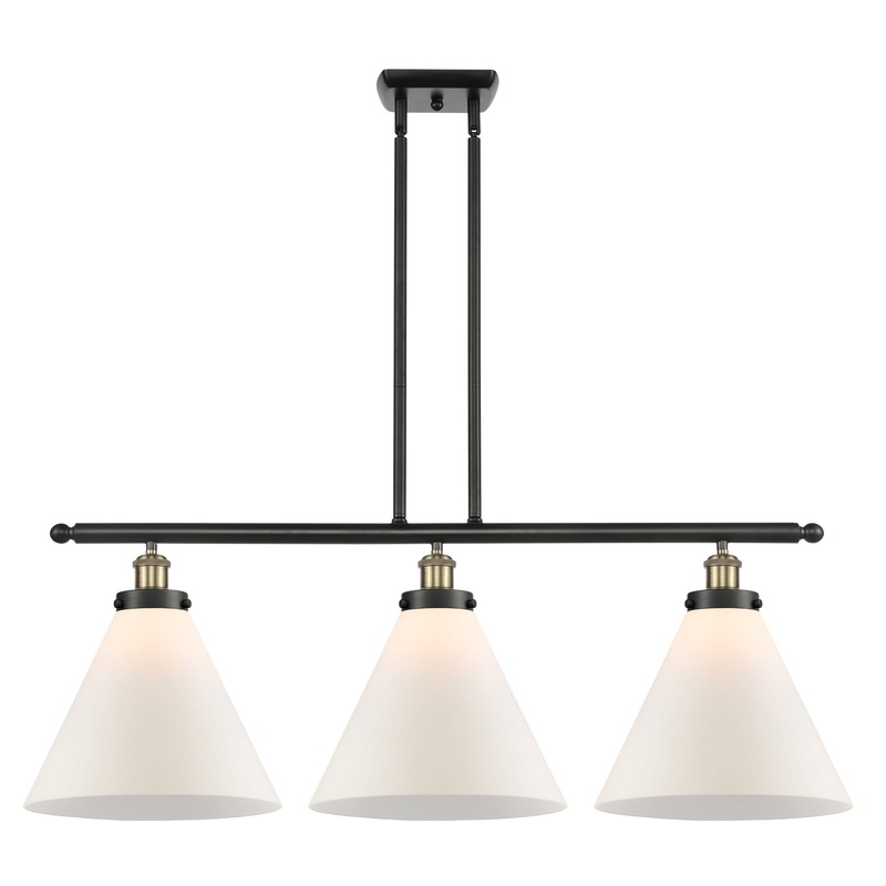 Innovations Lighting X-Large Cone 3 Light Island Light Part Of The Ballston Collection 916-3I-BAB-G41-L