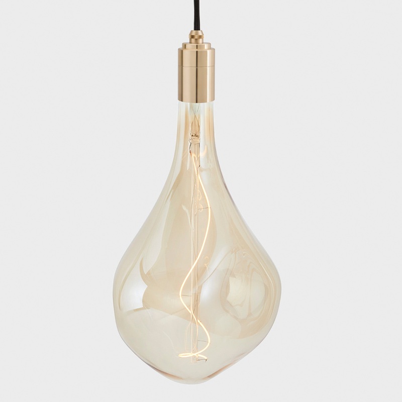 Voronoi III Pendant Light in Brass