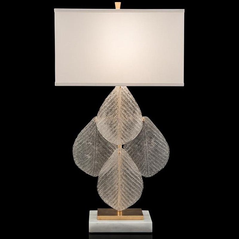 Glass Petal Table Lamp
