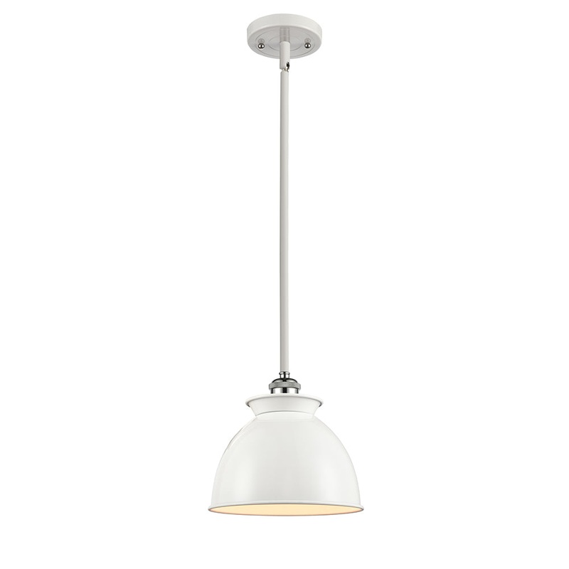 Innovations Lighting Adirondack 1 Light 8.125″ Mini Pendant 516-1S-WPC-M14-WPC-LED
