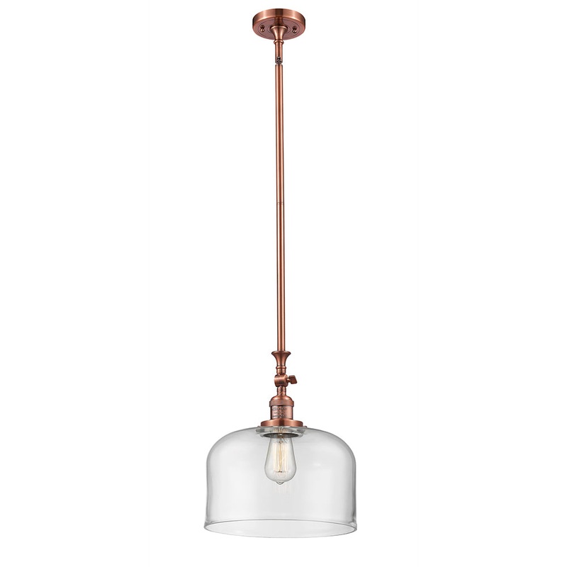Innovations Lighting X-Large Bell 1 Light Mini Pendant Part Of The Franklin Restoration Collection 206-AC-G72-L