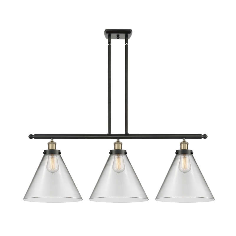Innovations Lighting X-Large Cone 3 Light Island Light Part Of The Ballston Collection 916-3I-BAB-G42-L-LED