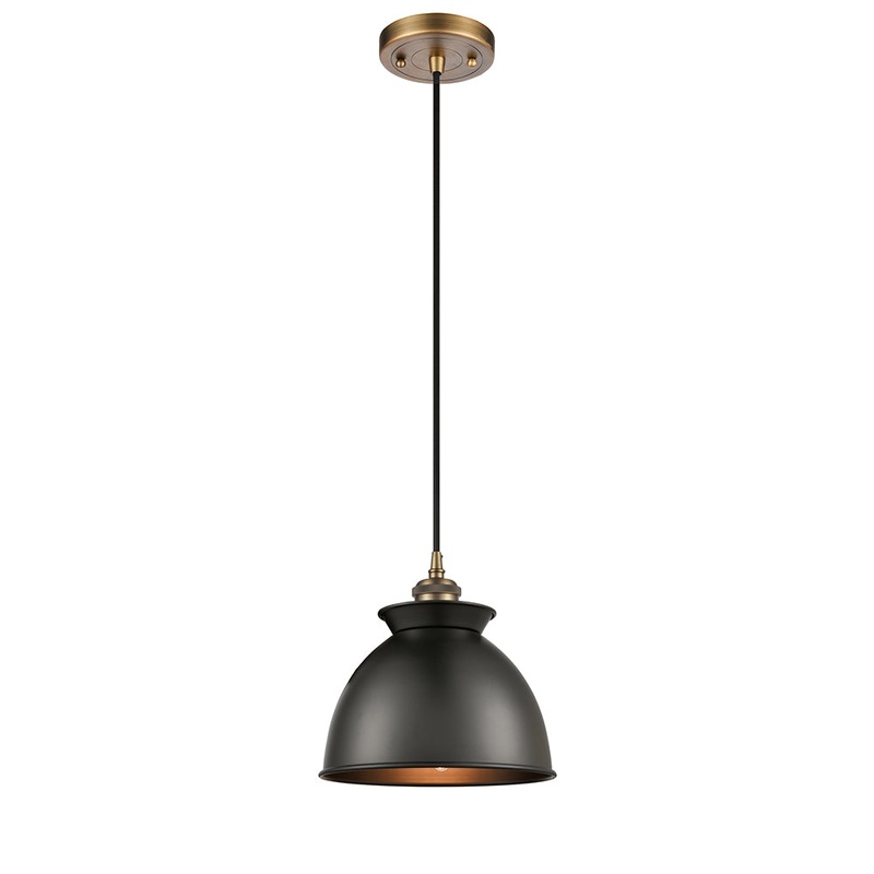 Innovations Lighting Adirondack 1 Light Mini Pendant Part Of The Ballston Collection 516-1P-BB-M14-BK