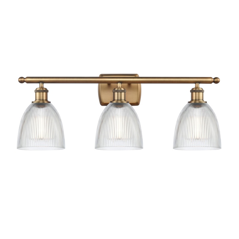 Innovations Lighting Castile 3 Light Bath Vanity Light Part Of The Ballston Collection 516-3W-BB-G382-LED