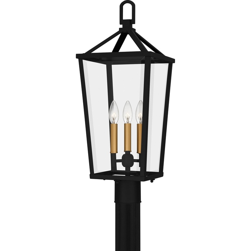 Hull Outdoor Post mount Lantern Lantern