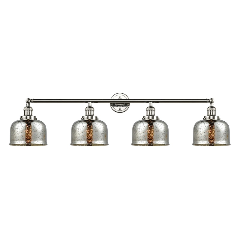 Innovations Lighting Large Bell 4 Light Bath Vanity Light Part Of The Franklin Restoration Collection 215-PN-G78-LED