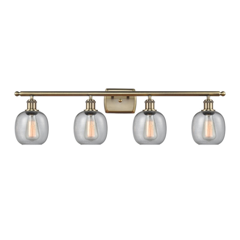 Innovations Lighting Belfast 4 Light Bath Vanity Light Part Of The Ballston Collection 516-4W-AB-G104