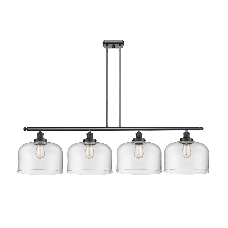 Innovations Lighting X-Large Bell 4 Light Island Light Part Of The Ballston Collection 916-4I-BK-G72-L
