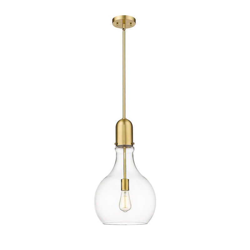 Innovations Lighting Amherst 1 Light  11.75″ Mini Pendant 492-1S-SG-G582-12