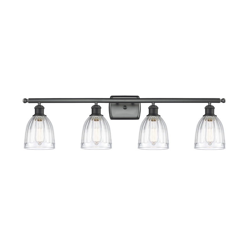 Innovations Lighting Brookfield 4 Light Bath Vanity Light Part Of The Ballston Collection 516-4W-BK-G442-LED