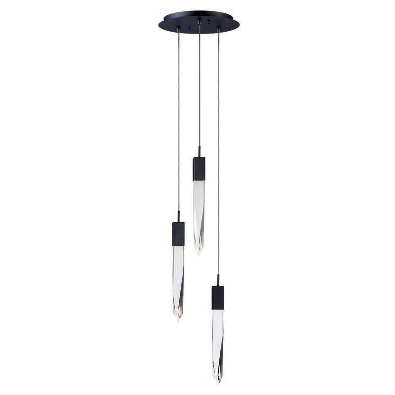 Quartz Round Multi-Light Pendant