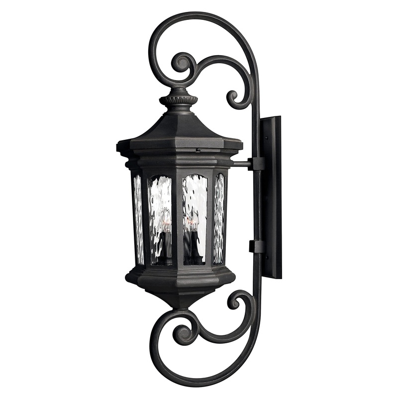 Raley Large Scale Scroll Outdoor Wall Light