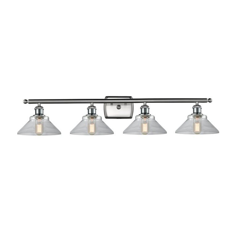 Innovations Lighting Orwell 4 Light Bath Vanity Light Part Of The Ballston Collection 516-4W-SN-G132