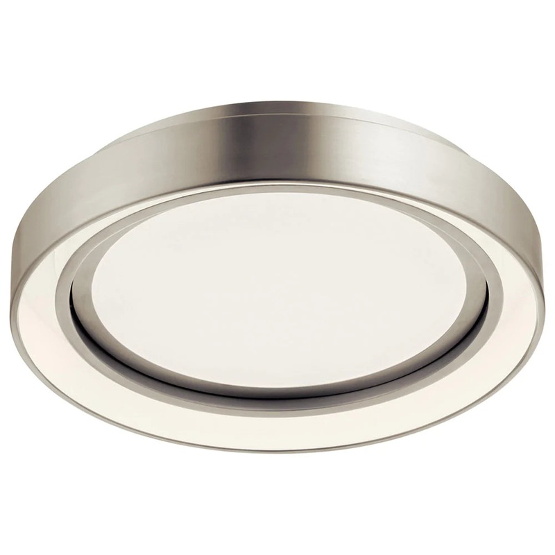 Kichler Fornello 14″ Flush Mount Brushed Nickel 84156