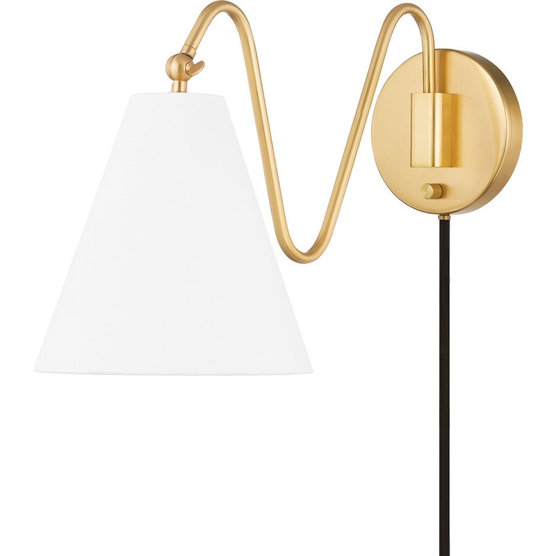 Onda Plug-In Wall Sconce