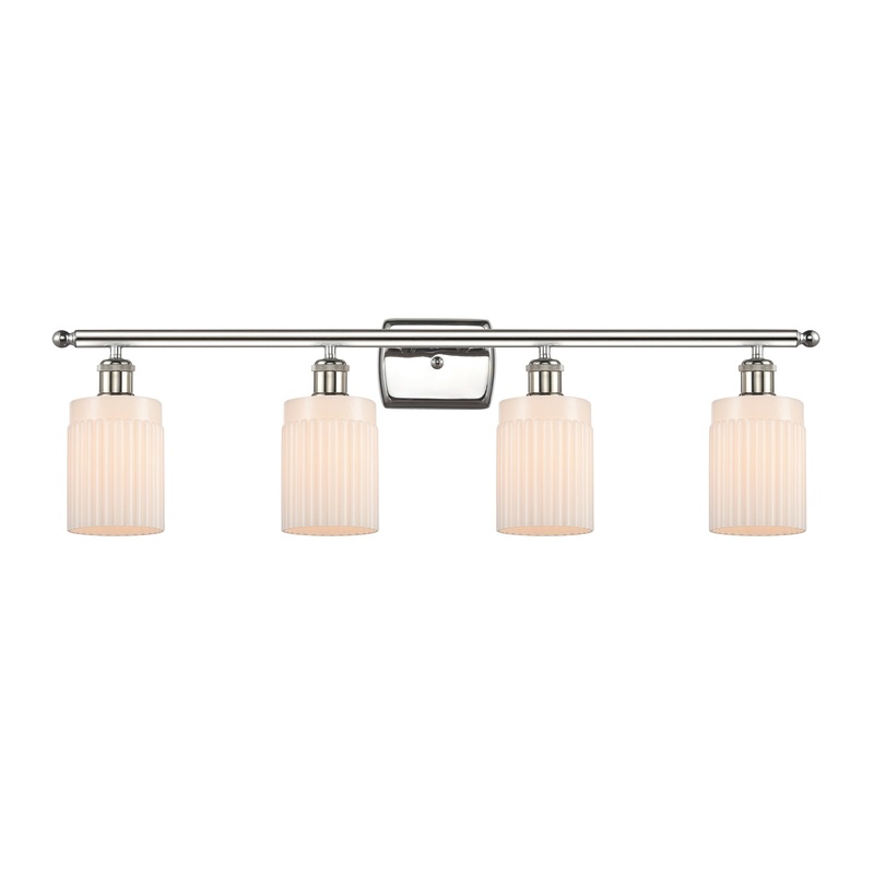 Innovations Lighting Hadley 4 Light Bath Vanity Light Part Of The Ballston Collection 516-4W-PN-G341