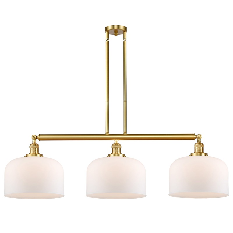 Innovations Lighting X-Large Bell 3 Light Island Light Part Of The Franklin Restoration Collection 213-SG-G71-L