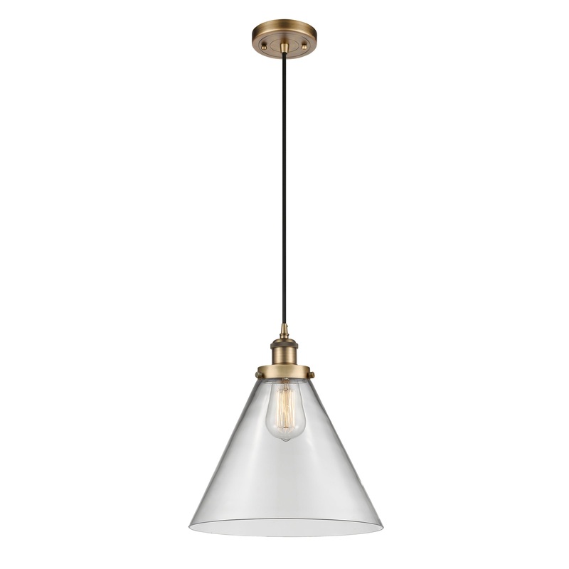Innovations Lighting X-Large Cone 1 Light Mini Pendant Part Of The Ballston Collection 916-1P-BB-G42-L