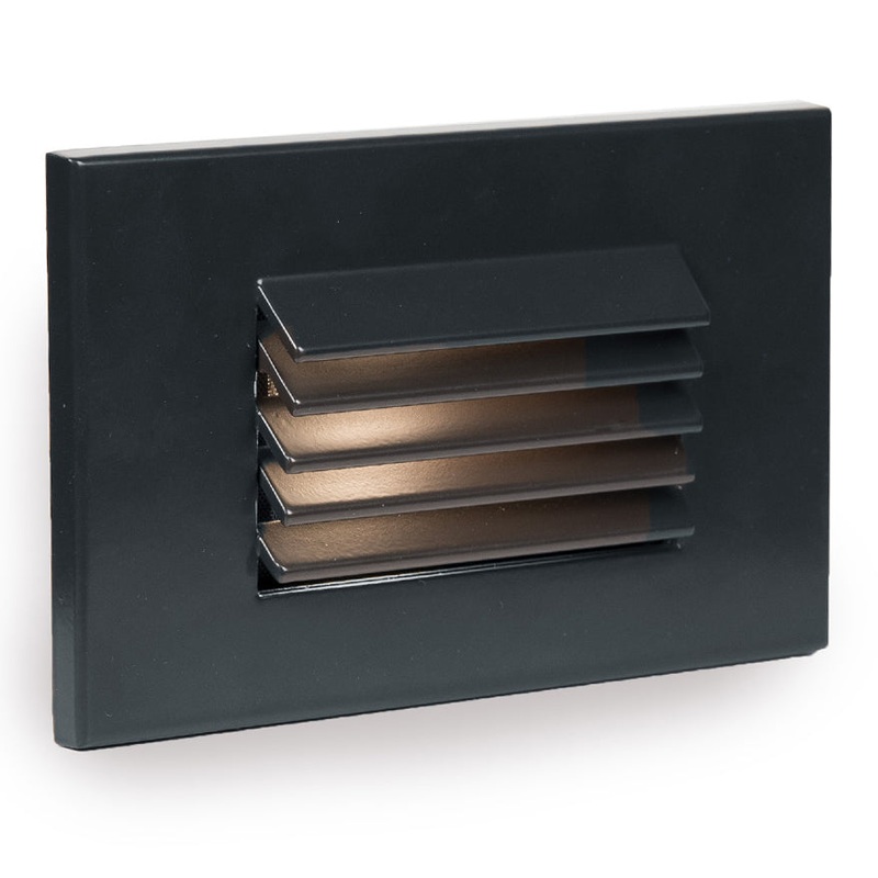 12V Louvered Horizontal Landscape Step / Wall Light