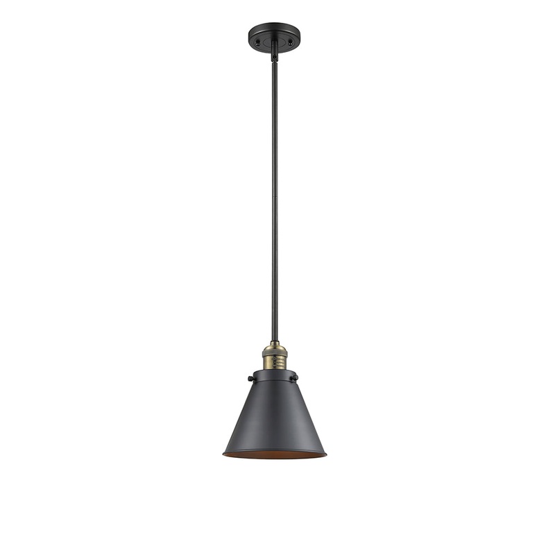 Innovations Lighting Appalachian 1 Light Mini Pendant Part Of The Franklin Restoration Collection 201S-BAB-M13-BK