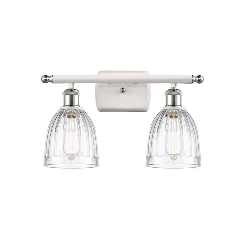 Innovations Lighting Brookfield 2 Light Bath Vanity Light Part Of The Ballston Collection 516-2W-WPC-G442