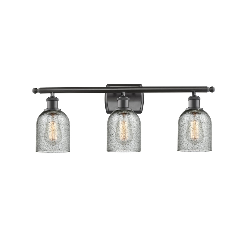 Innovations Lighting Caledonia 3 Light Bath Vanity Light Part Of The Ballston Collection 516-3W-OB-G257