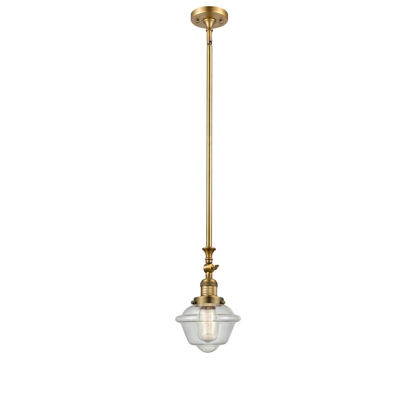 Innovations Lighting Small Oxford 1 Light Mini Pendant Part Of The Franklin Restoration Collection 206-BB-G534-LED