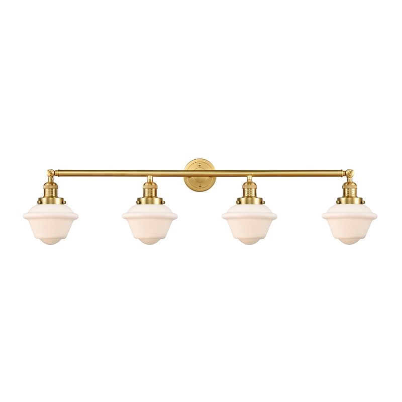 Innovations Lighting Small Oxford 4 Light Bath Vanity Light Part Of The Franklin Restoration Collection 215-SG-G531-LED