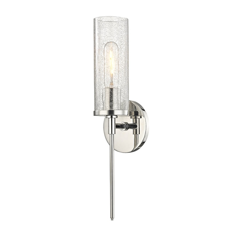 Olivia Clear Crackle Wall Sconce